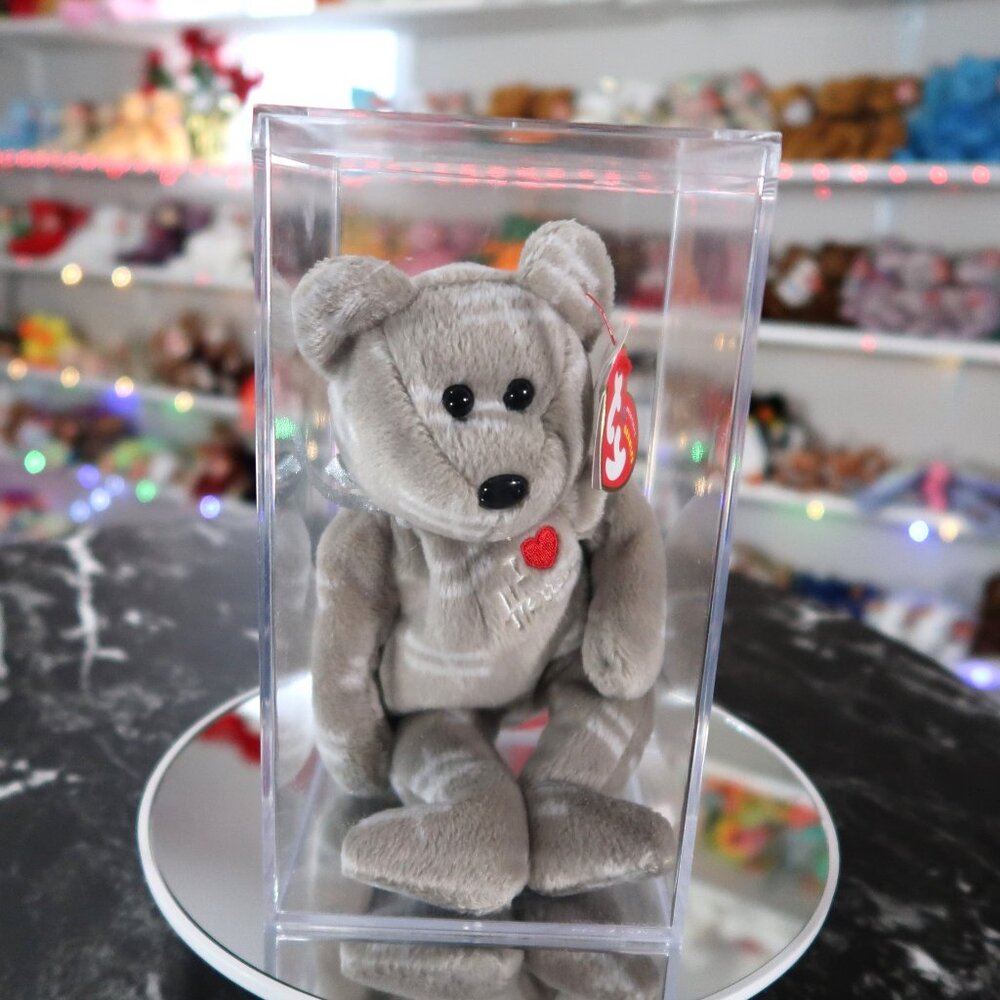 TY Beanie Baby‎ - Shooting Star the Bear | Grey | Harrods UK Exclusive | Retired